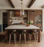 A freshly installed custom luxury kitchen featuring high-performance layout design and premium finishes.