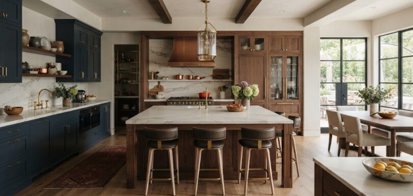 A freshly installed custom luxury kitchen featuring high-performance layout design and premium finishes.