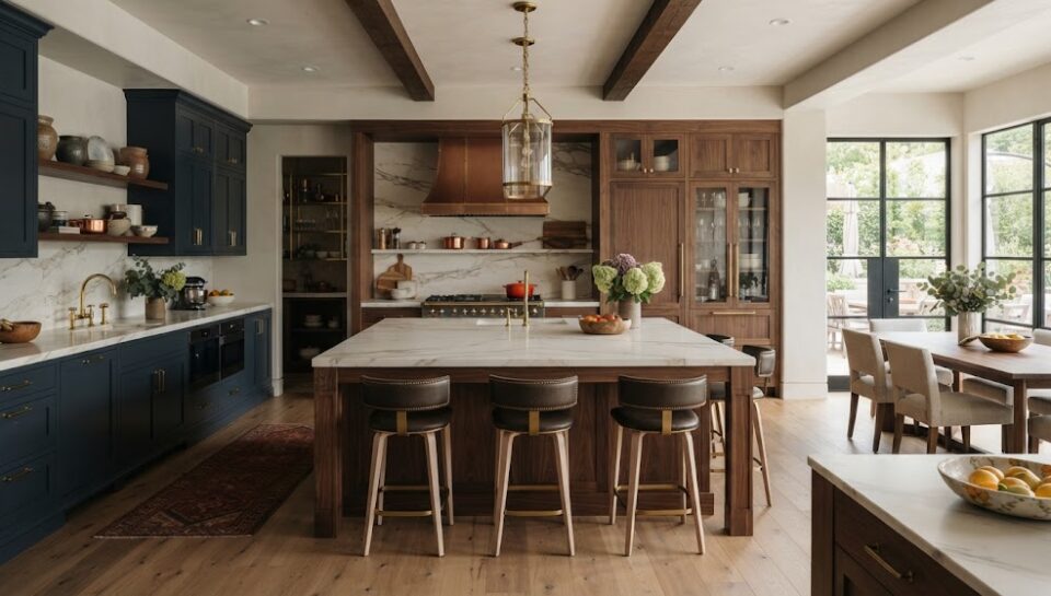 A freshly installed custom luxury kitchen featuring high-performance layout design and premium finishes.